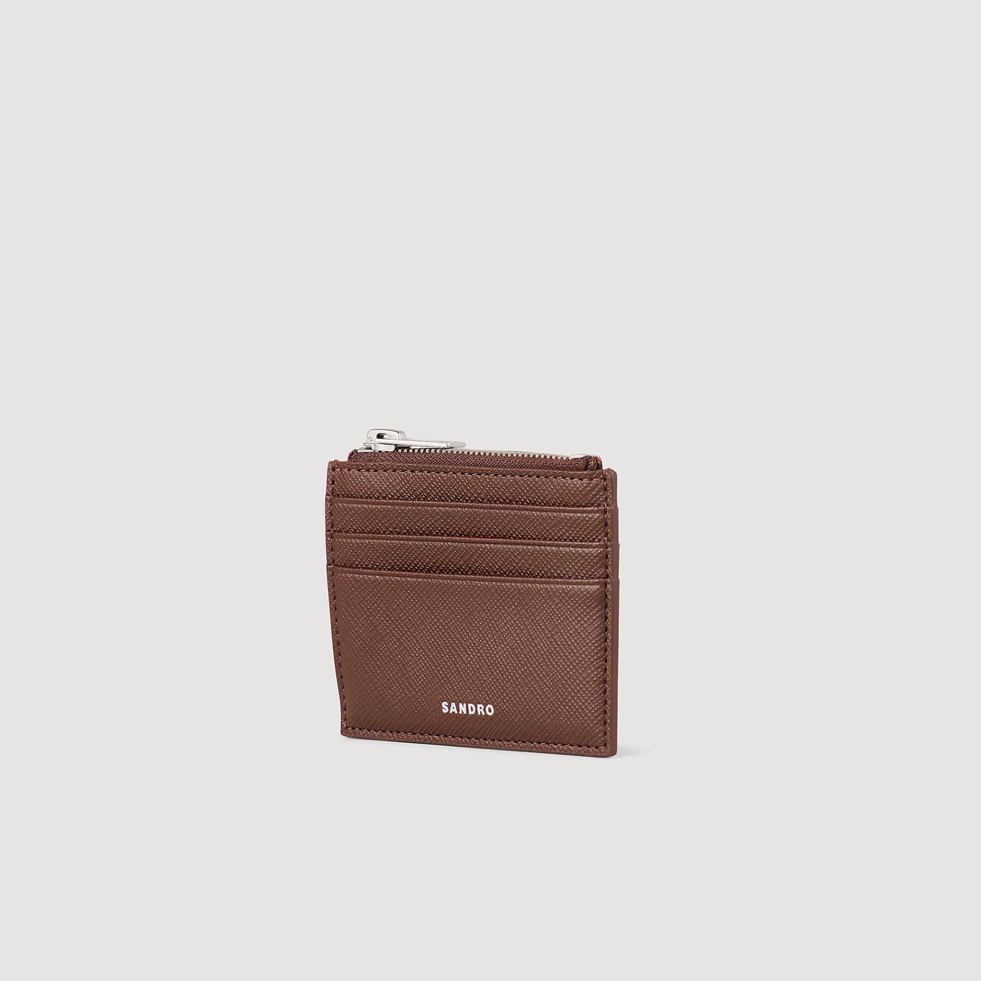 Reconstituted leather cardholder