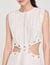Short dress with cutouts