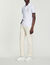 Embroidered tulip polo shirt