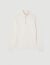 Wool jumper with zip collar