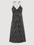 Long dress with narrow straps