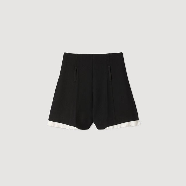 Tailored flounced shorts