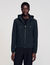 Zip-up hooded jacket