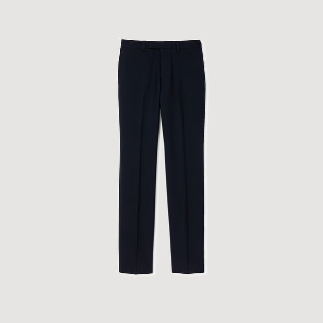 Wool suit trousers