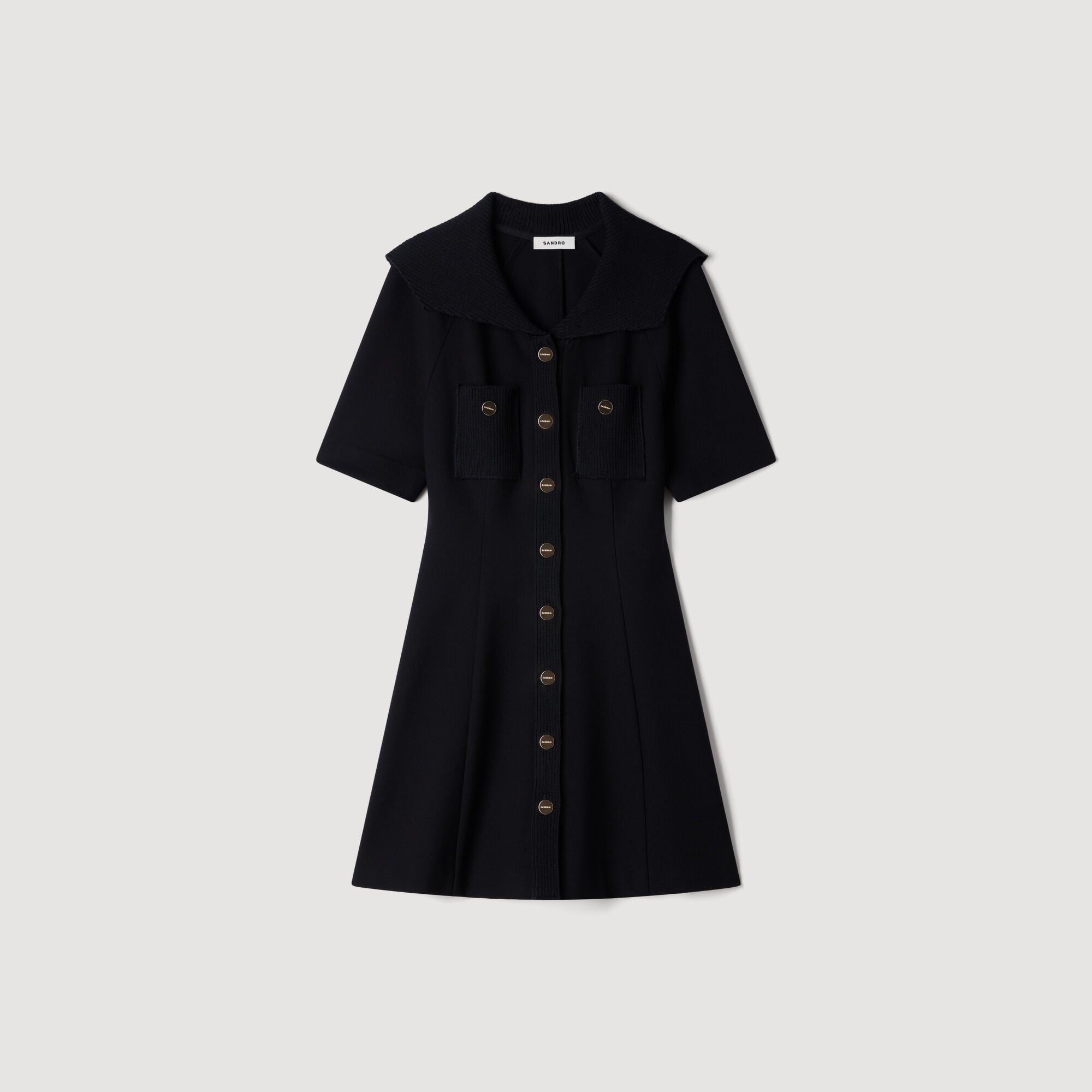 Sailor collar short dress - Women | Sandro
