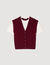 Two-tone wool and cashmere jumper