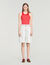 Washed denim Bermuda shorts