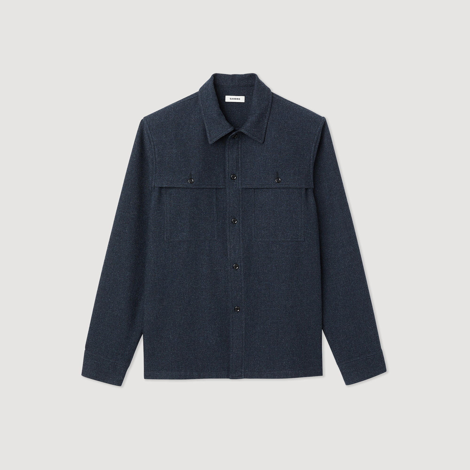 Wool overshirt