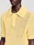 Knit polo shirt