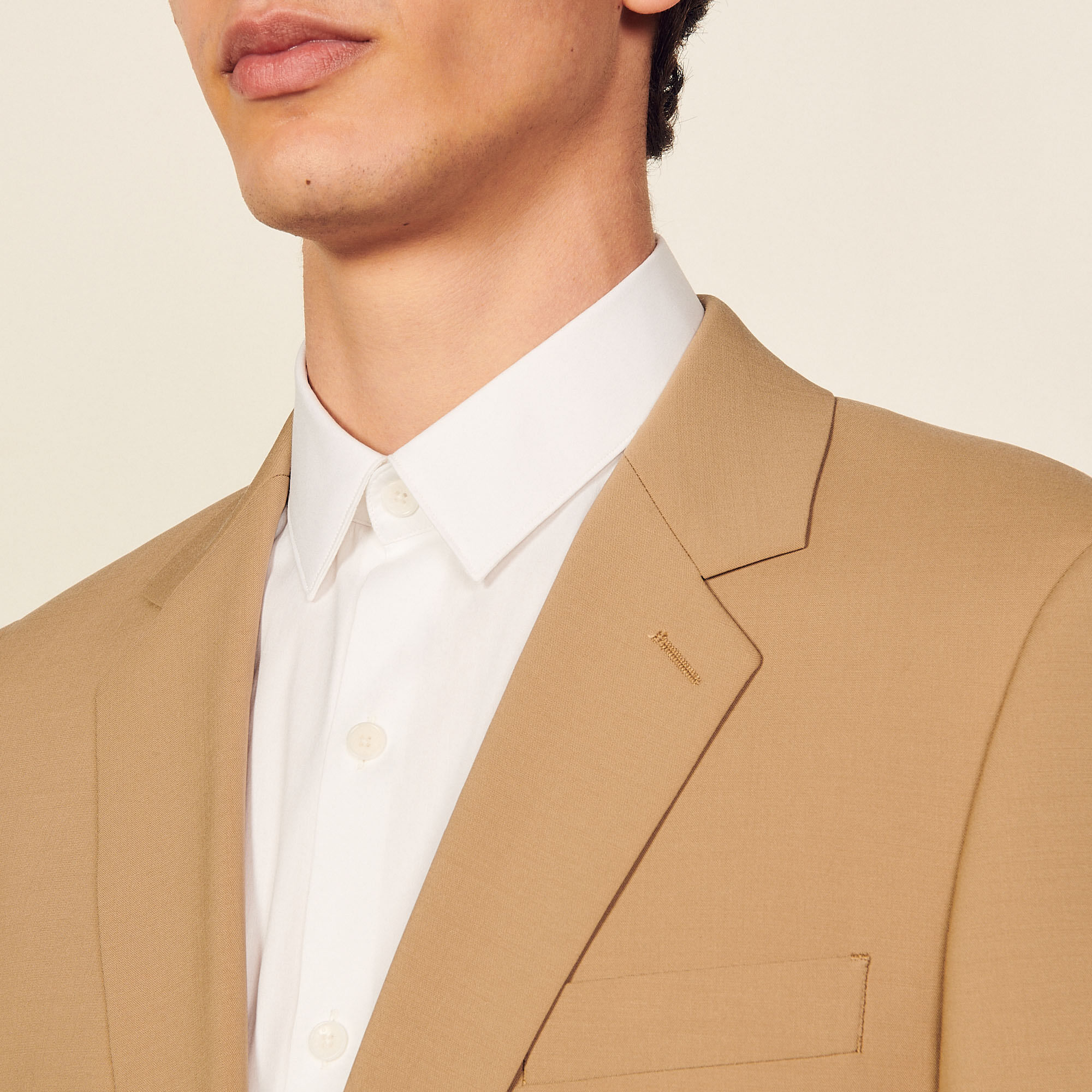 Virgin wool suit jacket