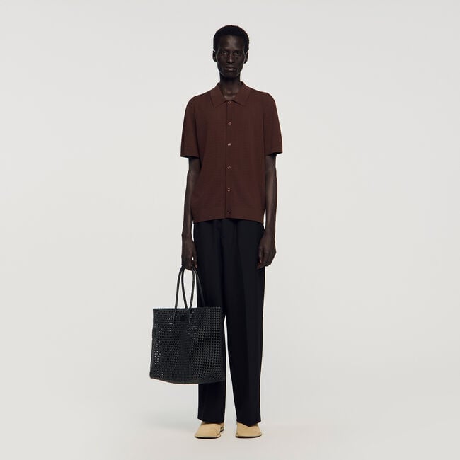 Openwork shirt