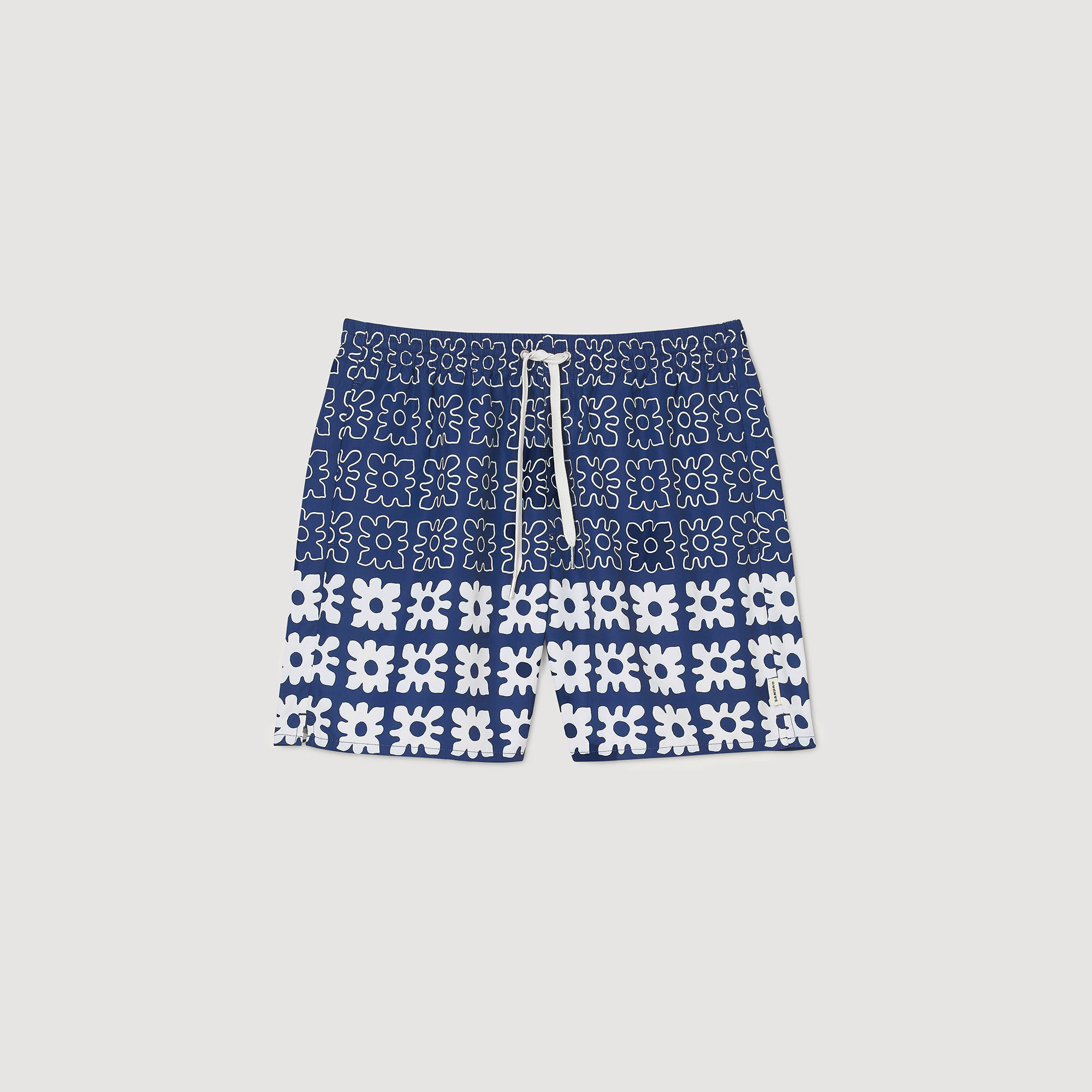 Floral print swim trunks