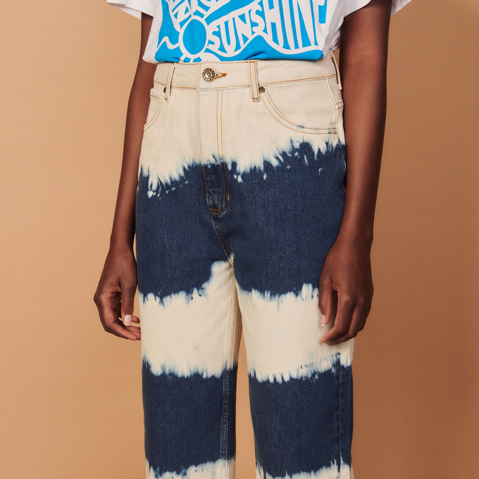 Tie-dye jeans