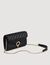 Leather crossbody clutch bag