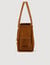 Suede shopping bag