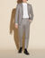 Flannel suit trousers