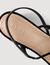 Glitter heel sandals