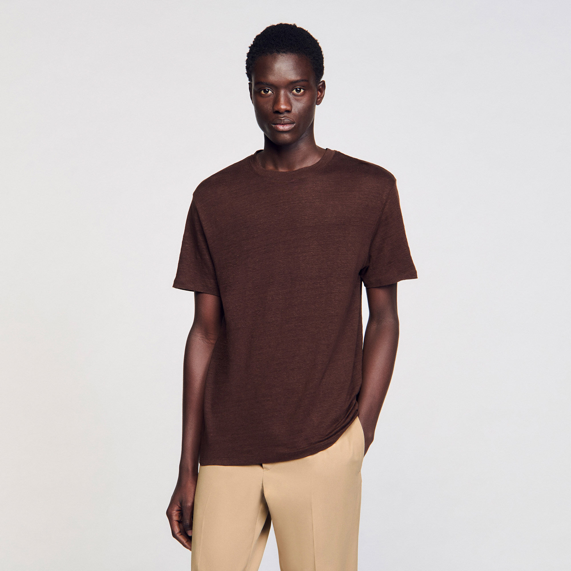 Certified linen T-shirt