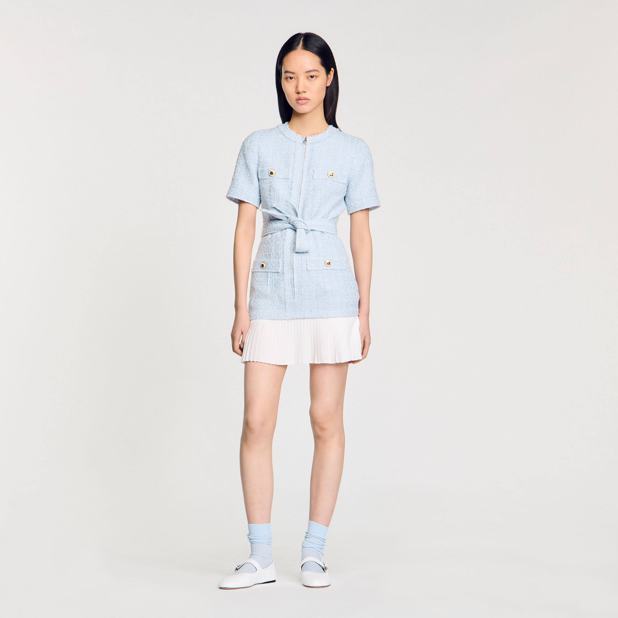 Short tweed dress
