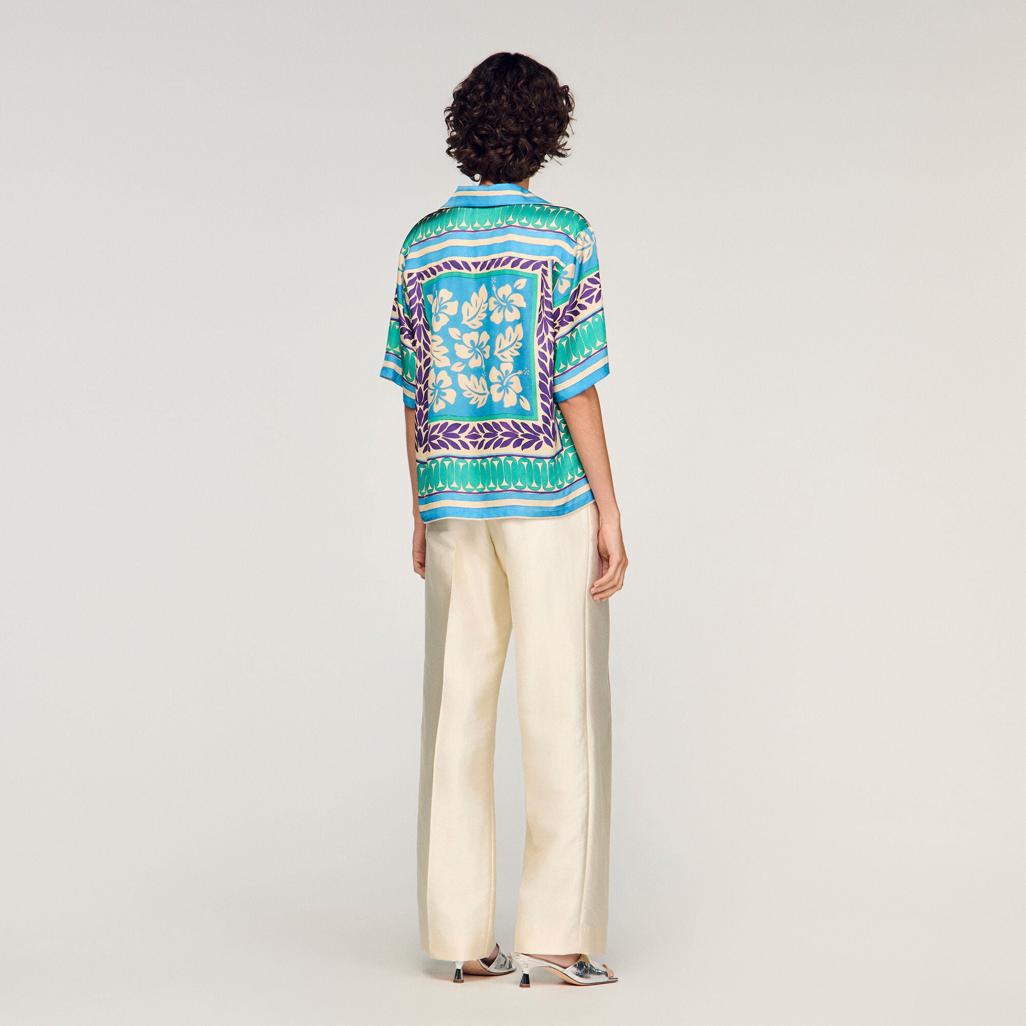 Flower print shirt