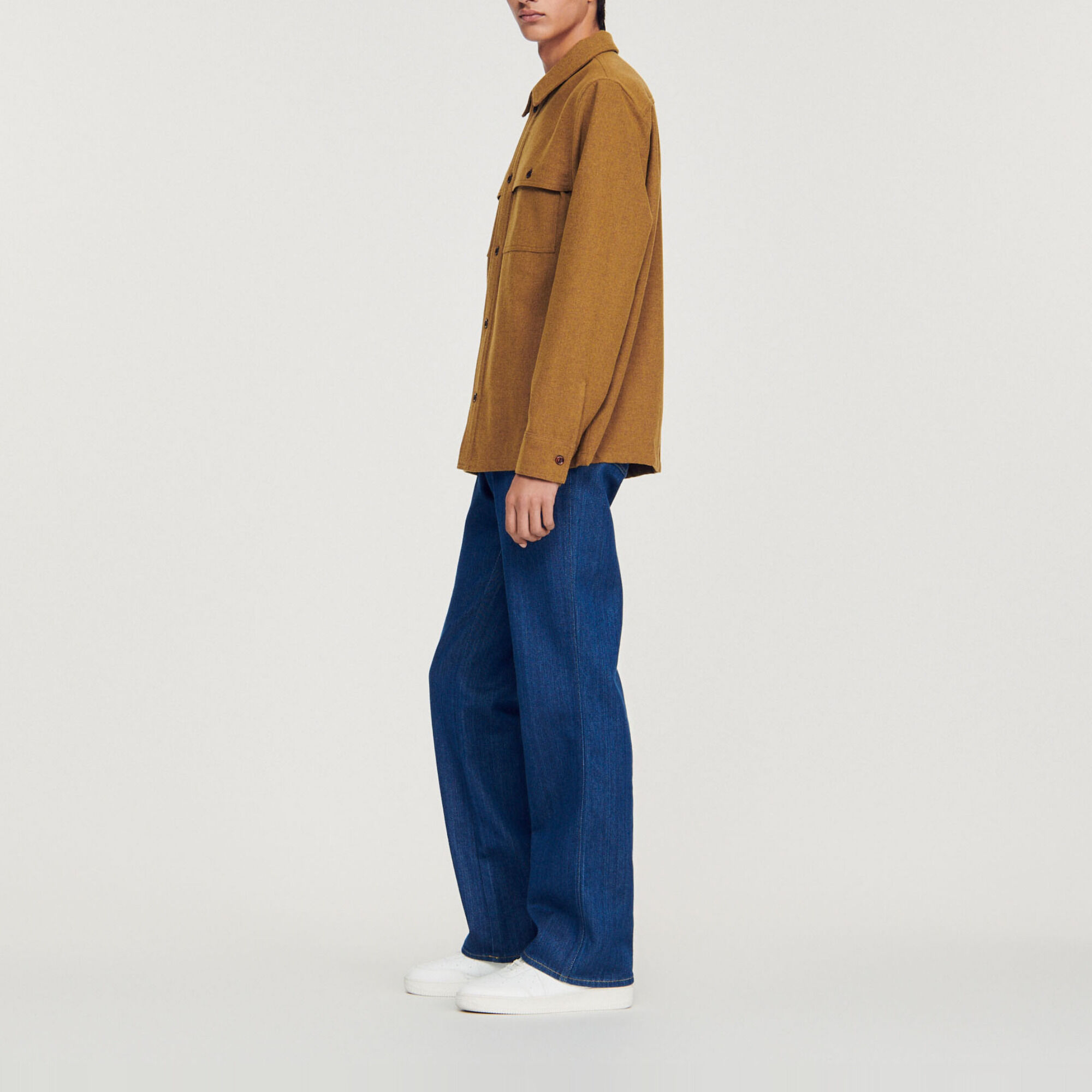 Wool overshirt