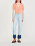 Cropped cardigan with balloon sleeves