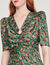 Short dress with Autumn Flowers print