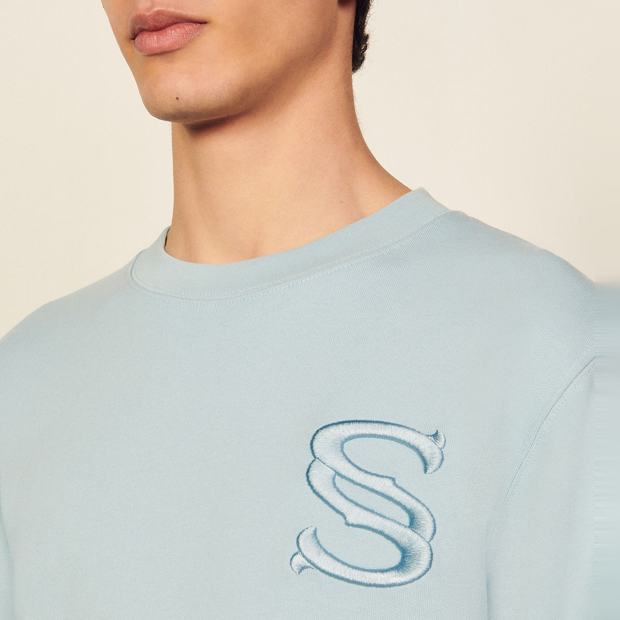 Embroidered sweatshirt
