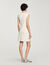 Rib knit short dress