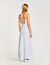 Stripy maxi dress with straps