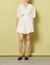 Short linen dress