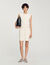 Rib knit short dress