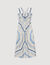 Spiral-motif maxi dress