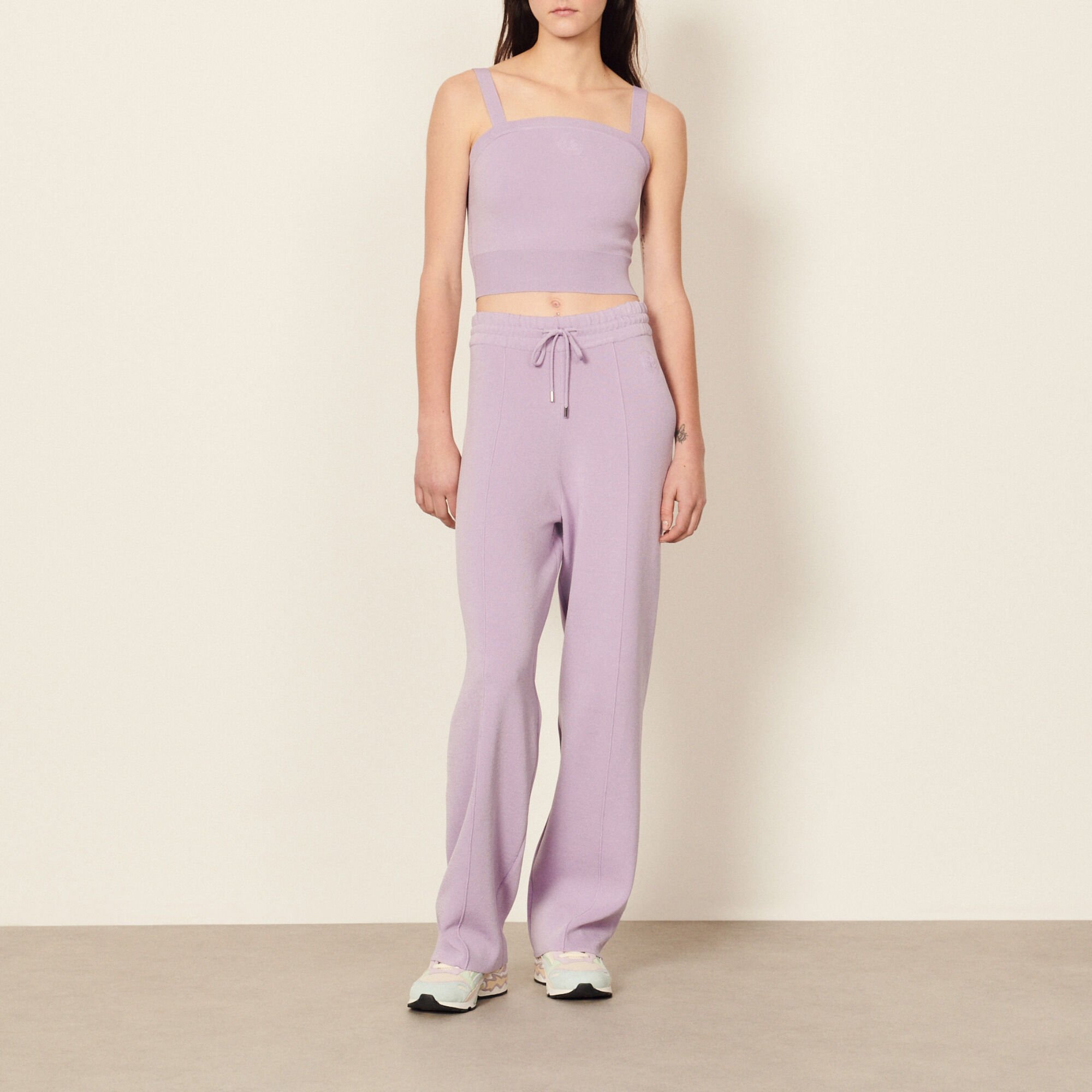 Knit trousers