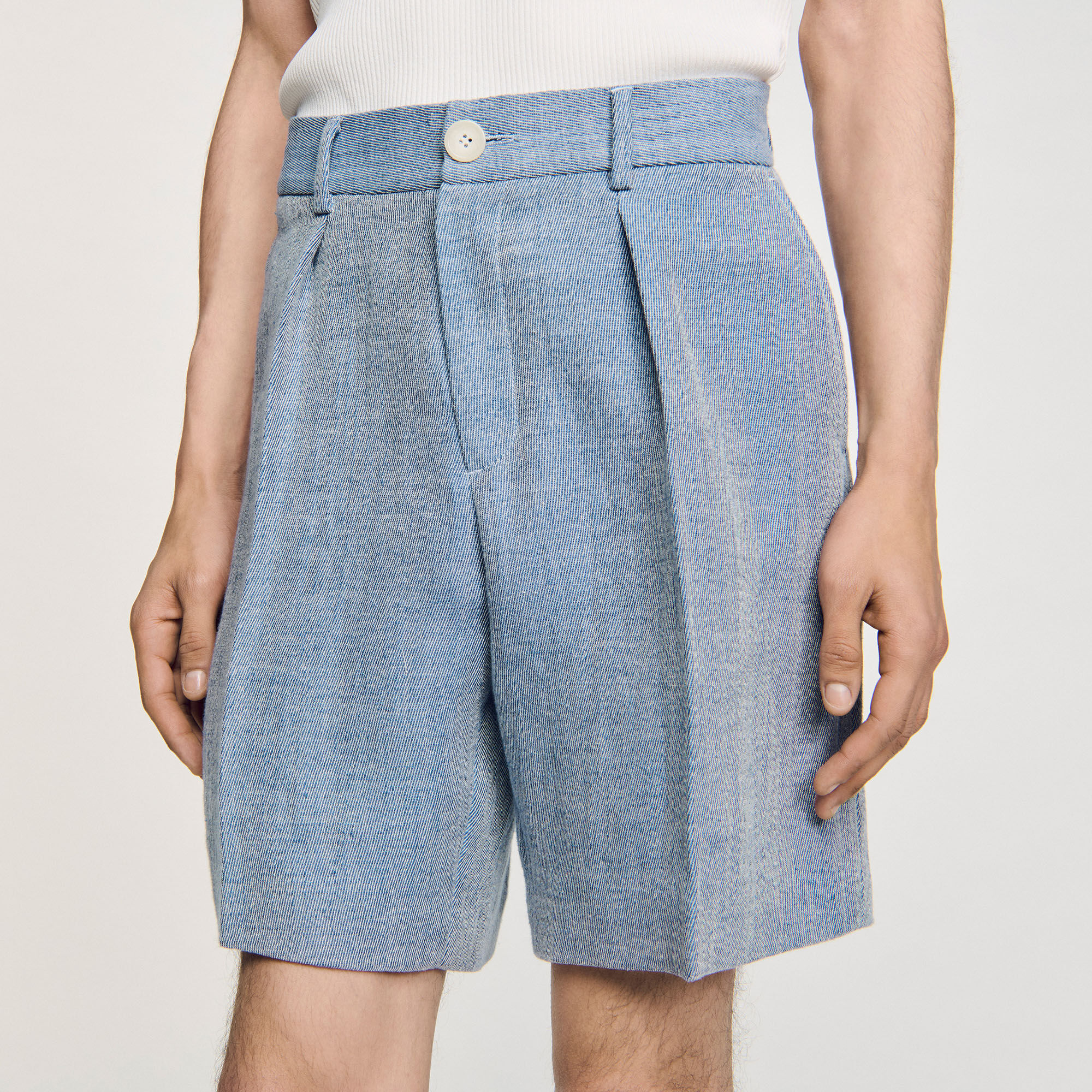 Creased shorts
