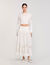 Long poplin skirt