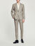 Flannel suit jacket