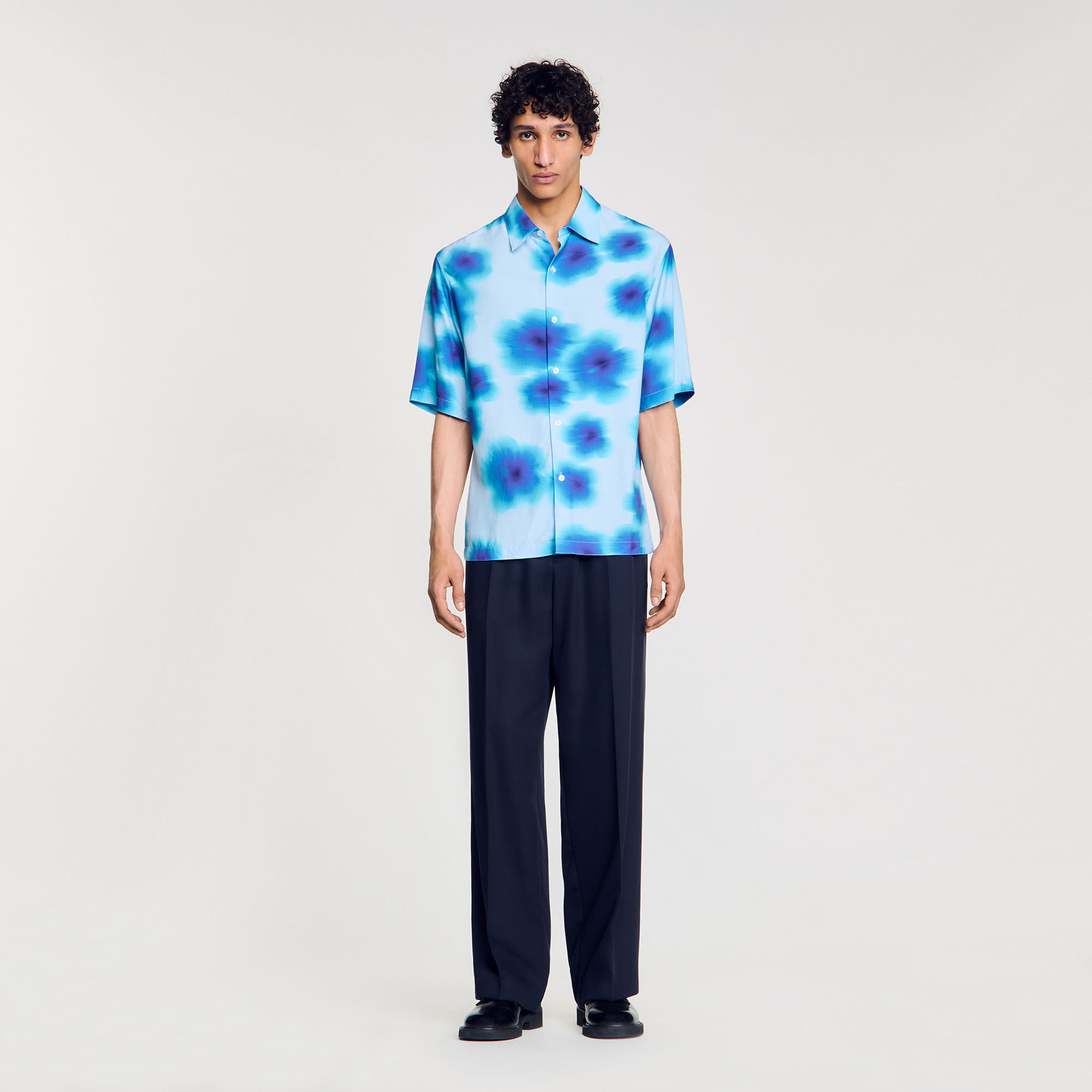 Floral motif shirt