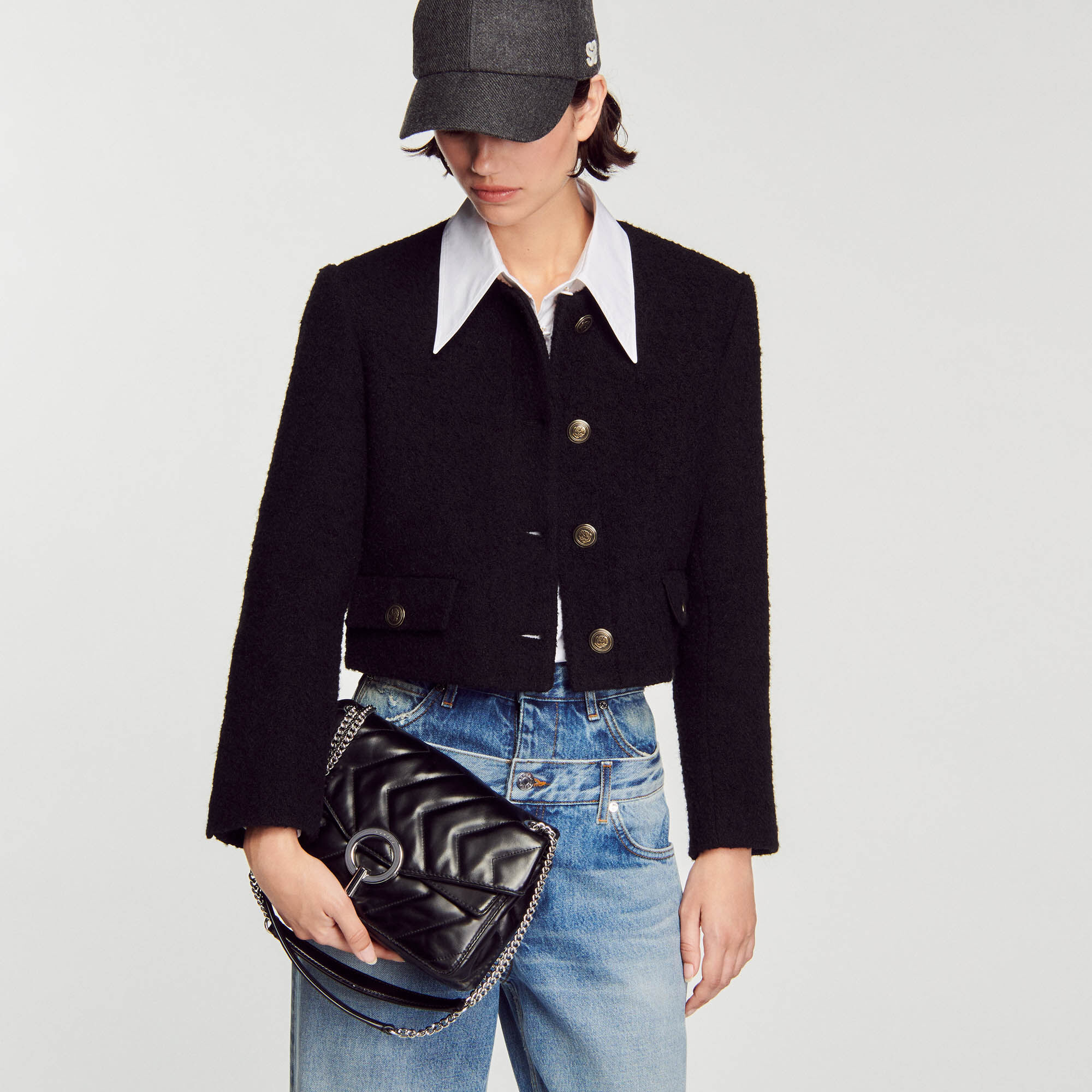 Yza bag in certified leather