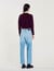 Knit cardigan with ruffled collar