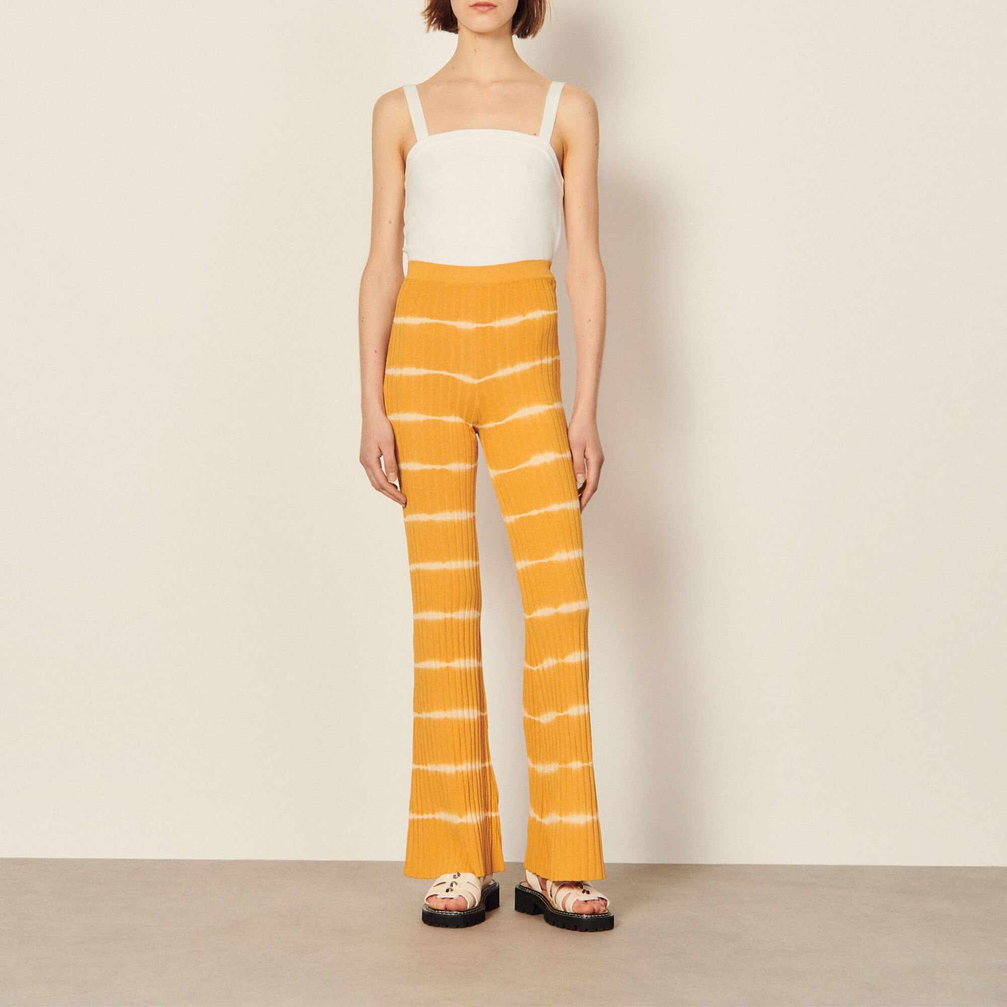 Knit trousers