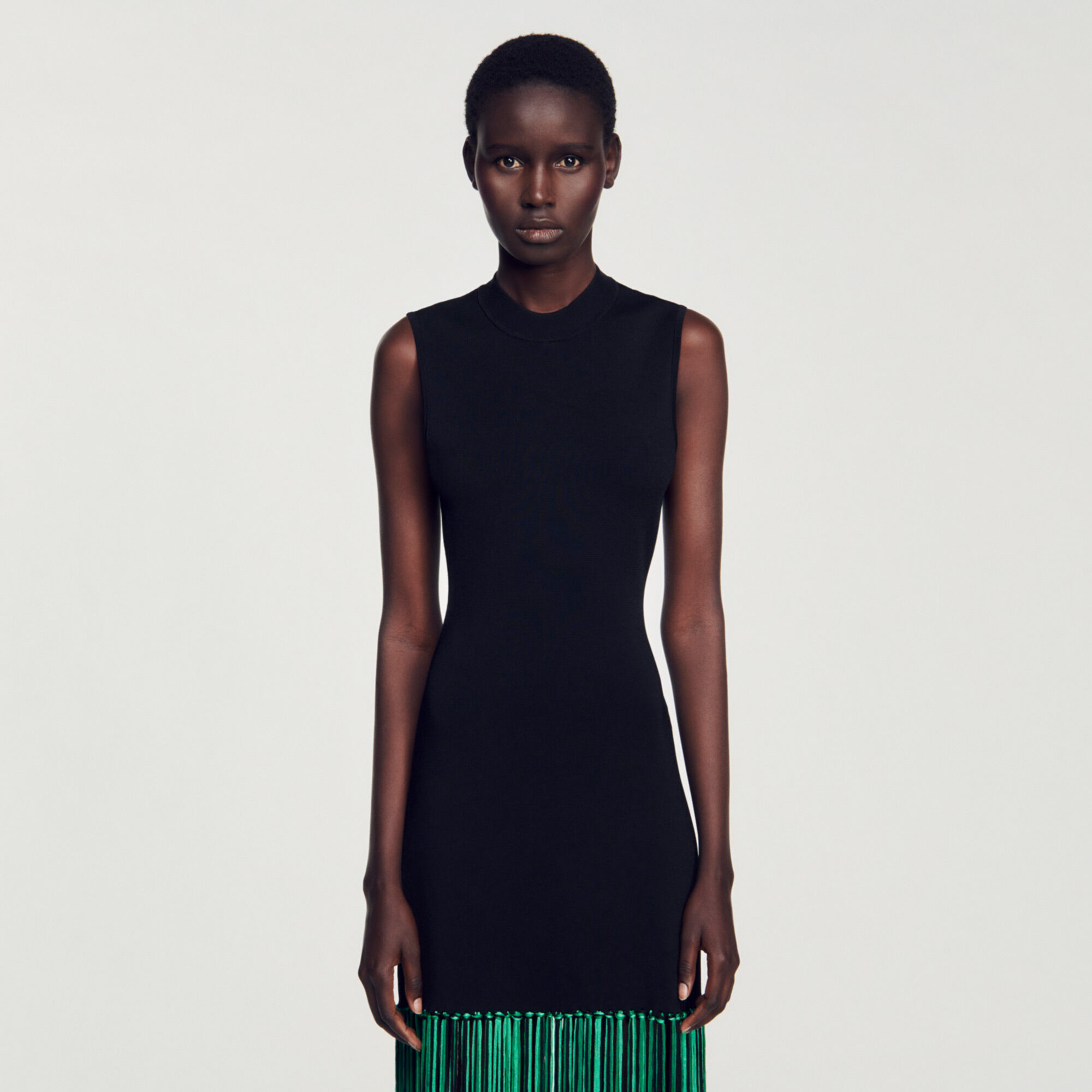Fringe sheath dress discount