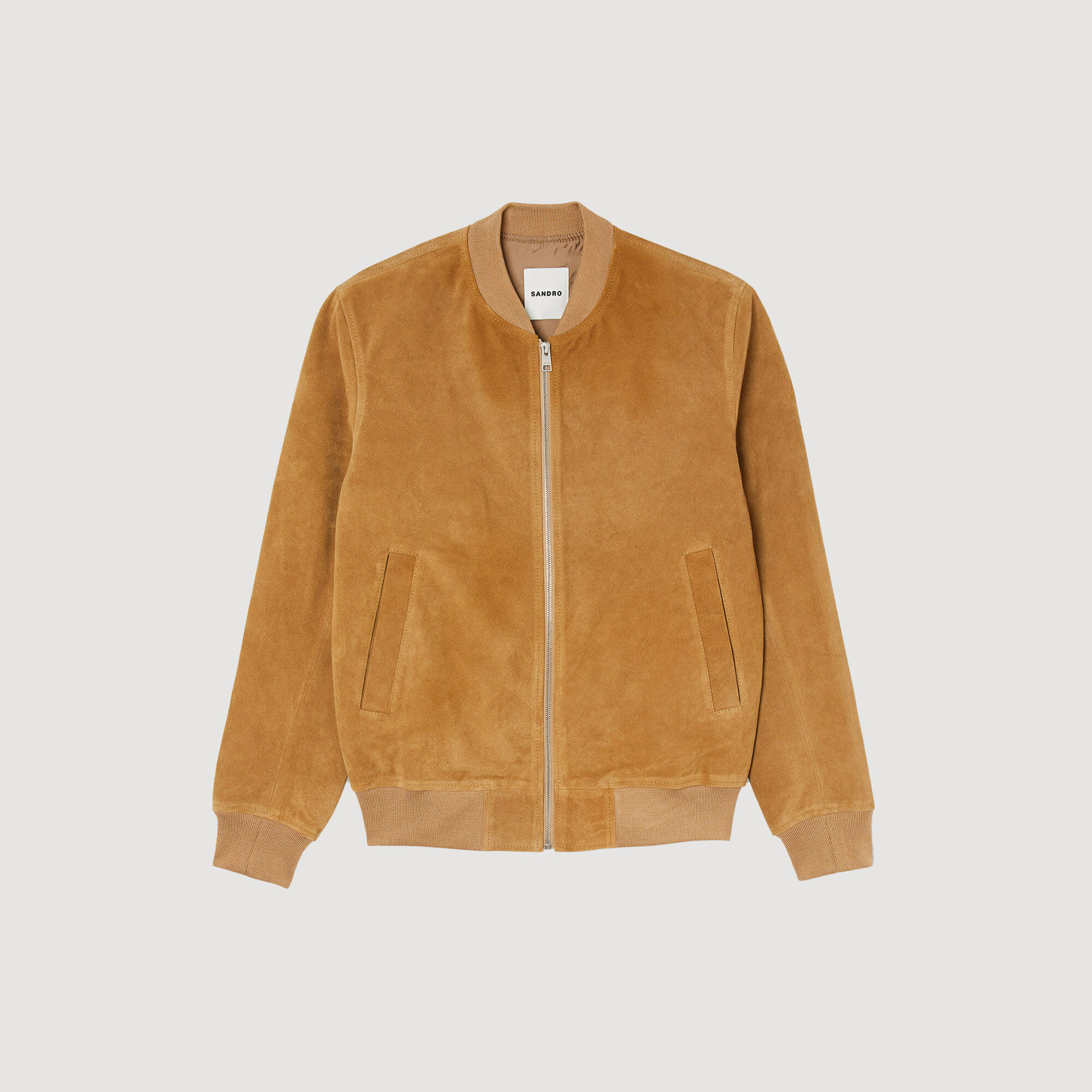 Suede leather jacket SHPBL00734 Coats Jackets Sandro Paris