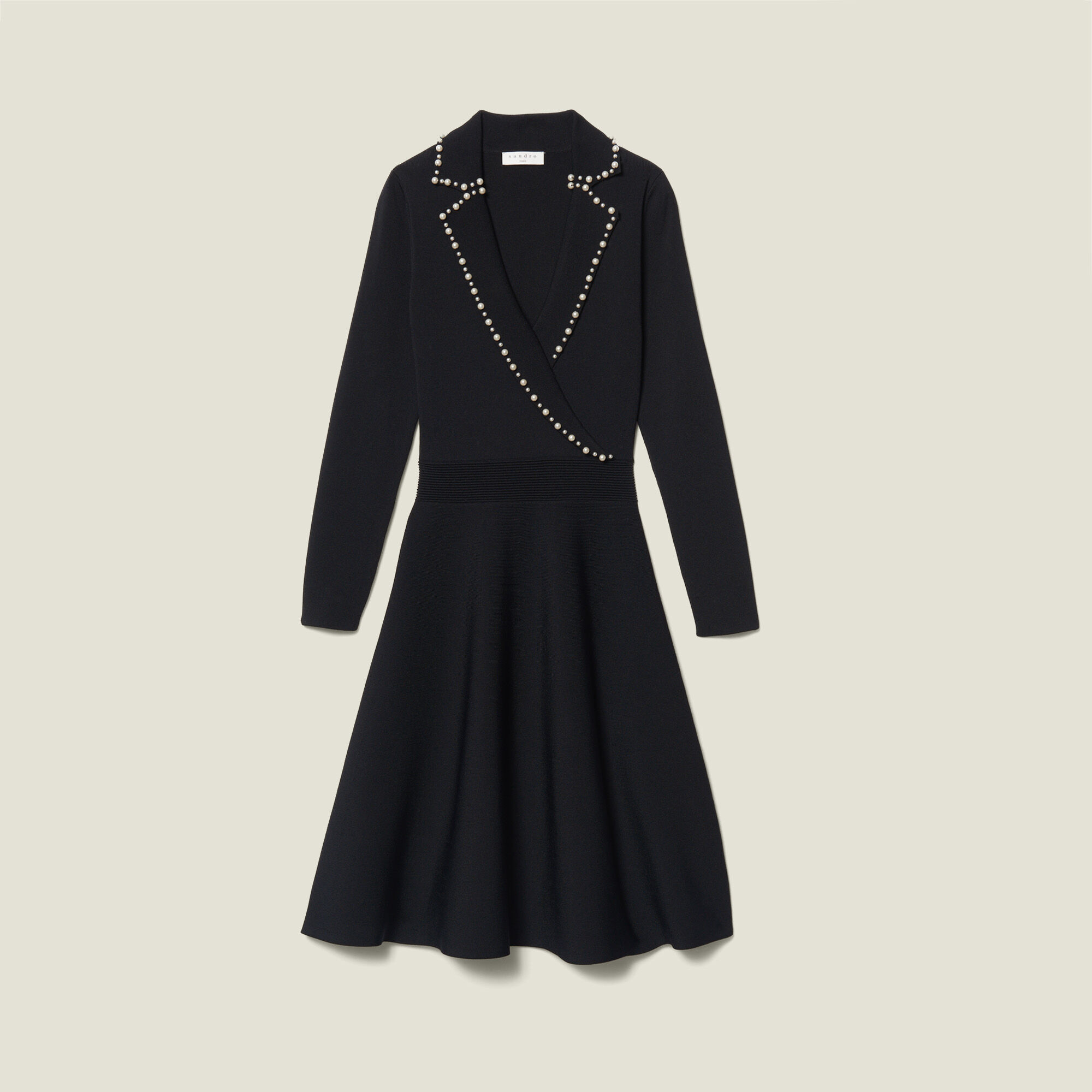 Sandro black dress