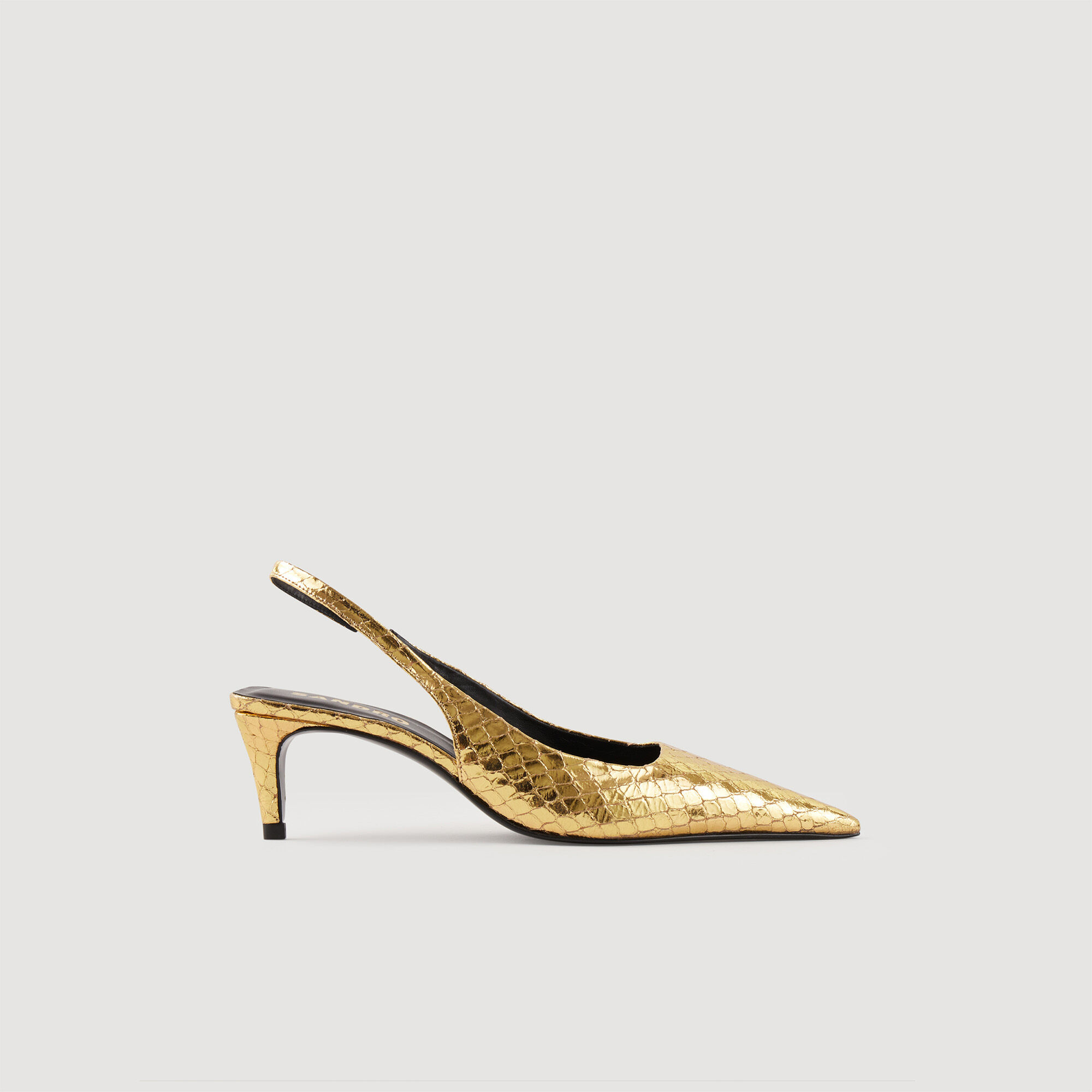 Gold slingback sales shoes uk