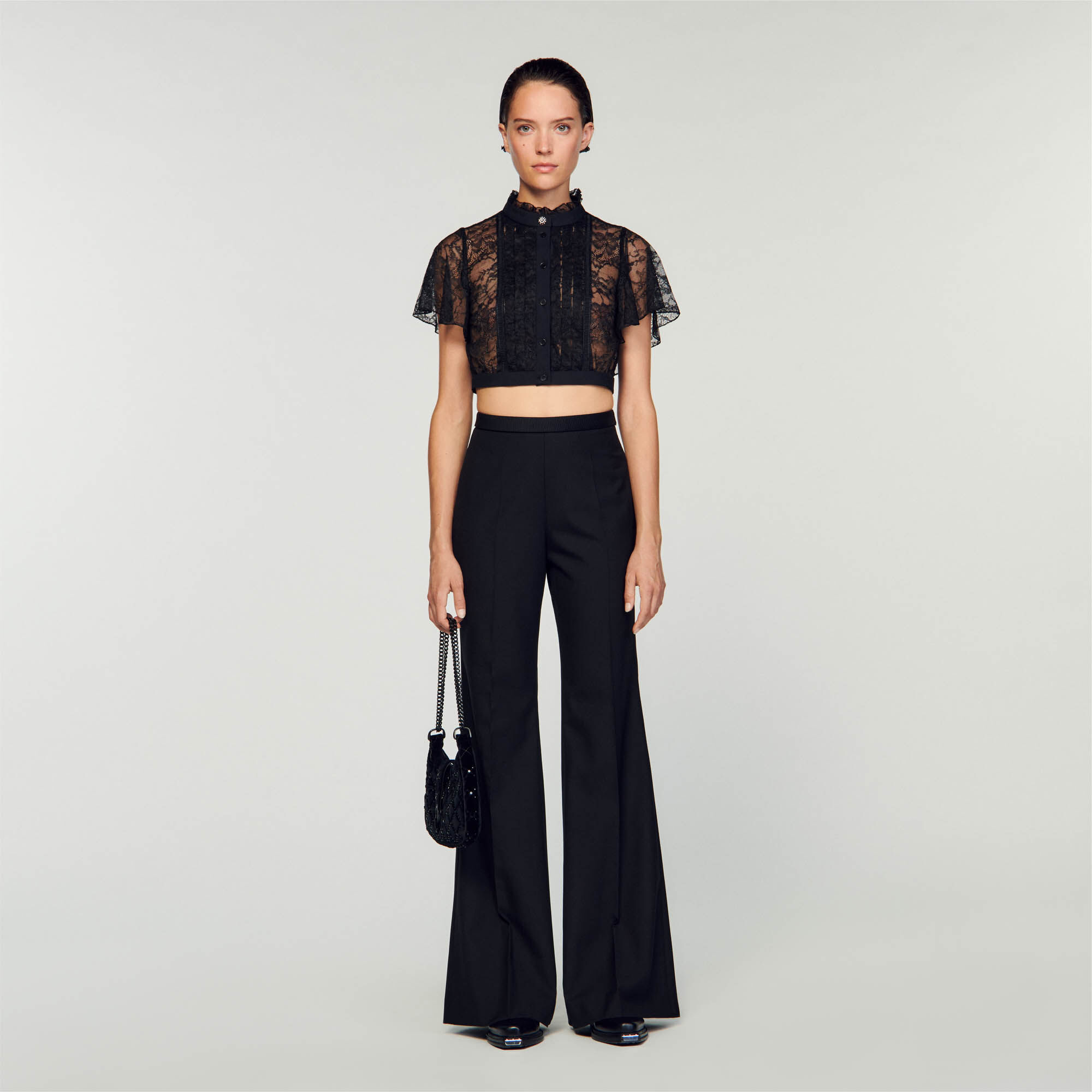 Sandro peplum top top