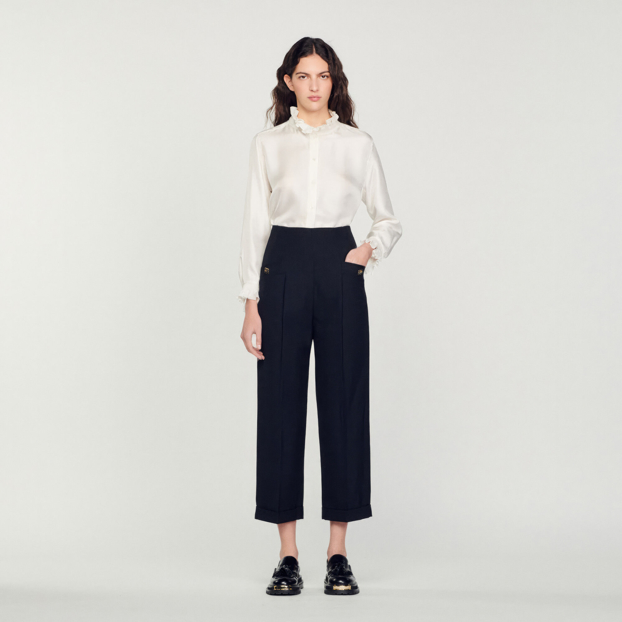 7 Easy and Chic Ways to Wear Black Trousers This Spring  Who What Wear UK