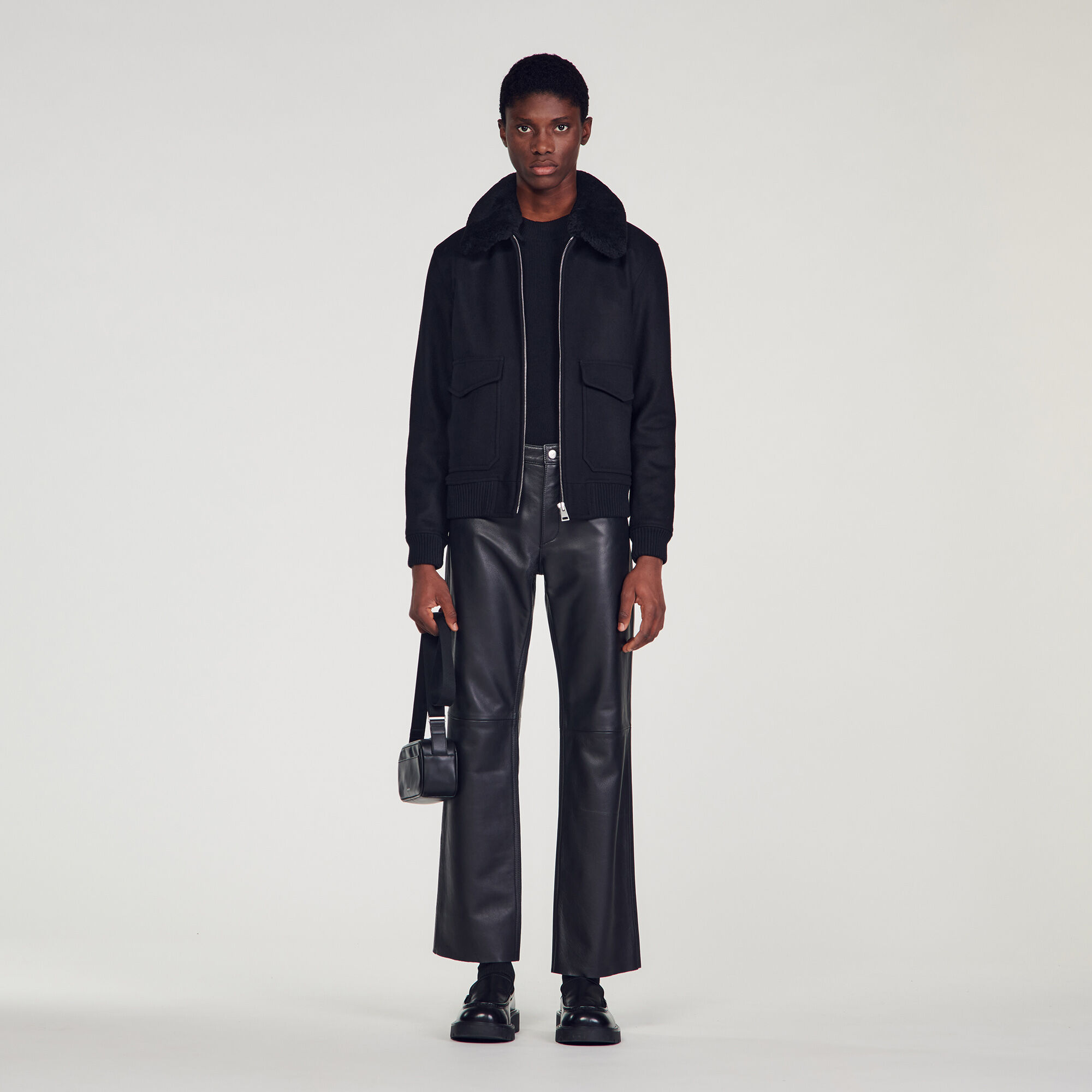 Malette sandro homme new arrivals