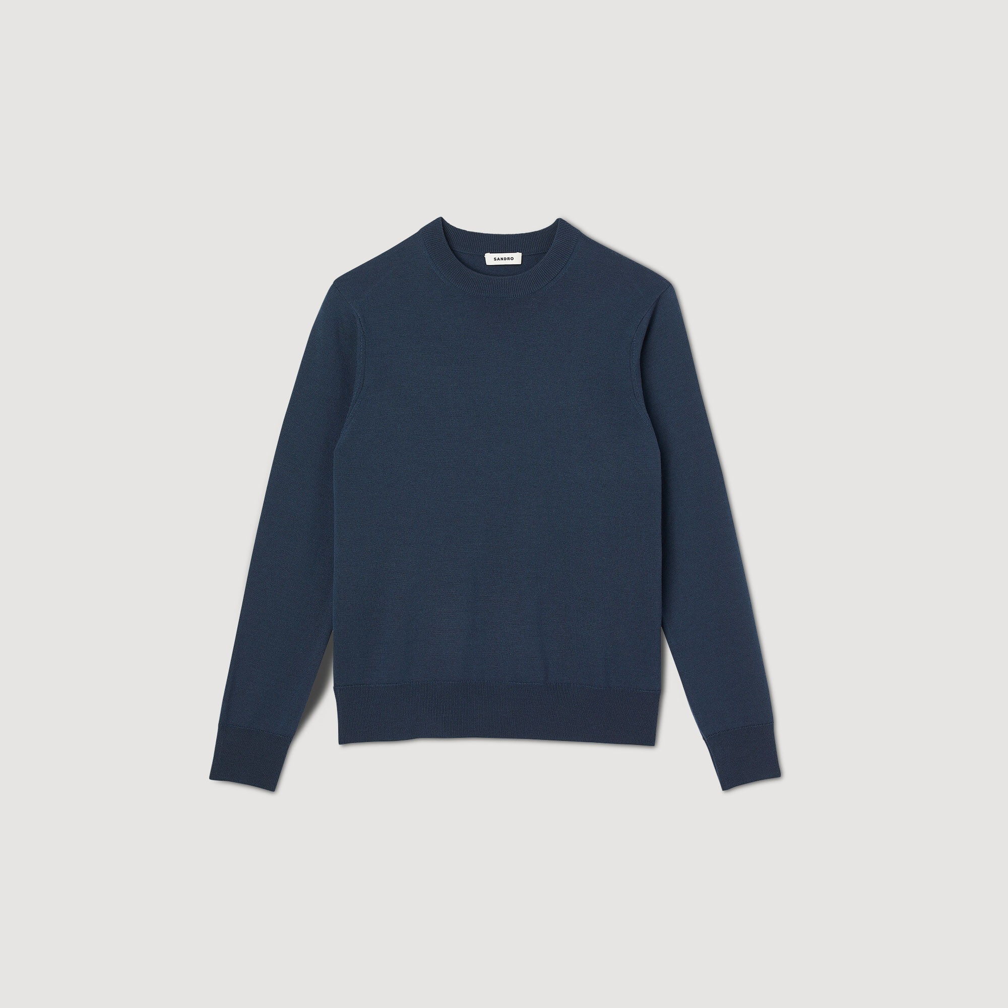 Fine knit sweater sales