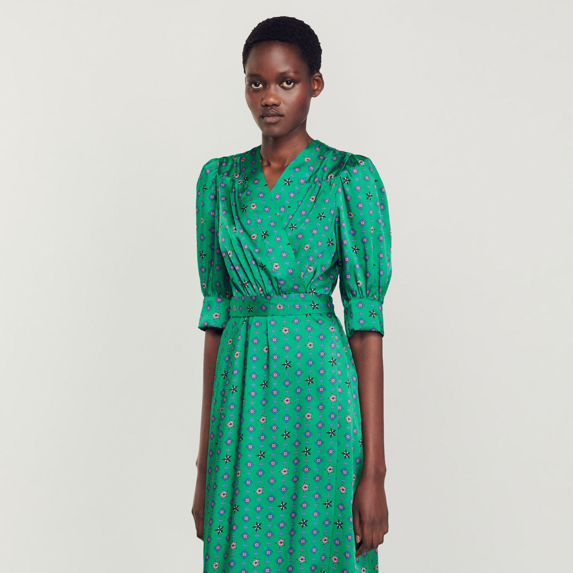 Green sandro dress 2025